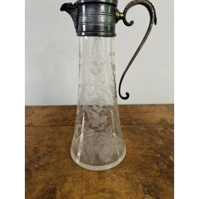Antique Victorian Claret Jug, 1880 For Sale - Image 3 of 8