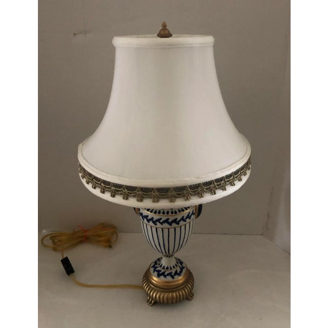 Frederick Cooper Neoclassical Porcelain Lamp For Sale In Detroit - Image 6 of 13