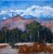 Sierra Nevada Mountains – Contemporary Landscape Oil Painting by L Haas For Sale