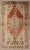 Textile Vintage Oushak Rug With Geometric Motifs in Terracotta, Green and Tan For Sale - Image 7 of 7