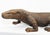 Stunning hand carved komodo dragon sculpture Eclectic piece, great as a decorative piece Good size at almost three feet...