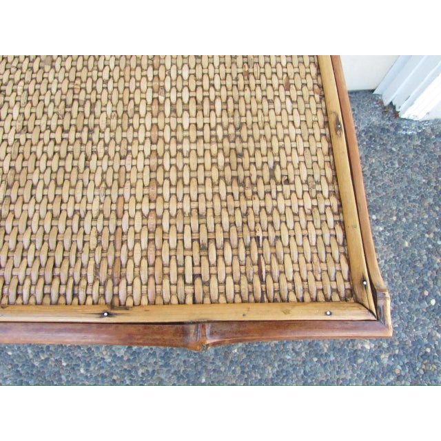Antique English Bamboo Table For Sale - Image 11 of 17