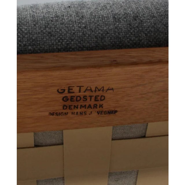 Wood Model Ge-370 Lounge Chair by Hans J. Wegner for Getama, 1960s For Sale - Image 7 of 9