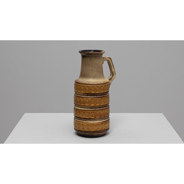 20th Century German 'W. Germany' Ceramic Vase For Sale - Image 4 of 18