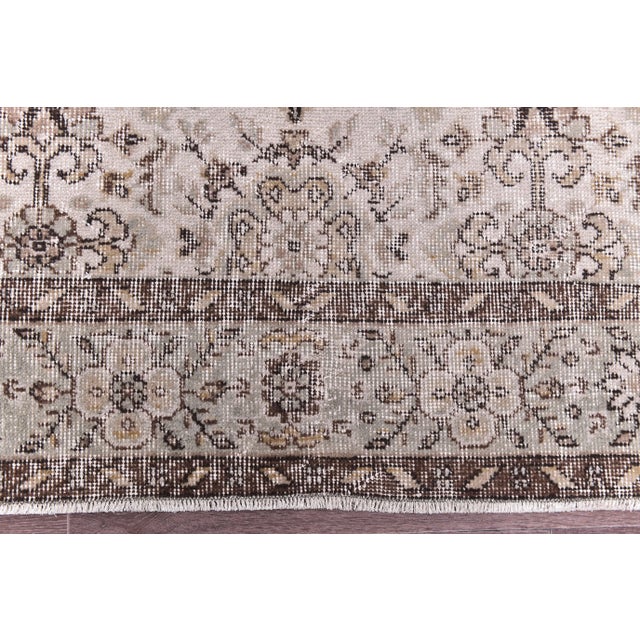 Gray Vintage Turkish Rug, 1960s For Sale - Image 8 of 15