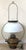 Antique C1887 Bradley & Hubbard Milk Glass Cast Iron Hanging Lantern Electrified Lamp For Sale - Image 9 of 15