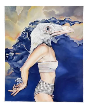 2015 "The Sun Still Shines" Surrealist Style Acrylic Painting by Alexis Price