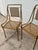 Mid 20th Century Vintage Hollywood Regency Gilt Metal Dining Chairs With Rope Detailing-Set of 4 For Sale - Image 5 of 11