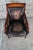 Late 20th Century Late 20th Century Henredon Mahogany Distressed Leather French Empire Regency Club Lounge Armchair For Sale - Image 5 of 12