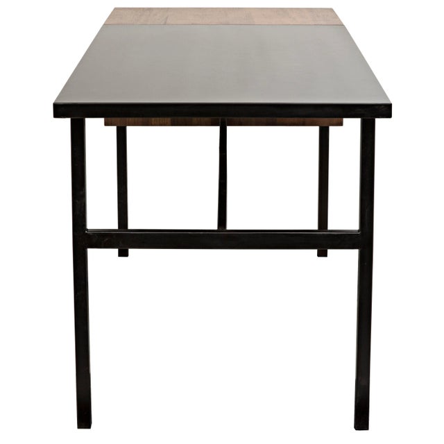 Not Yet Made - Made To Order NOIR Algeron Desk with Black Metal For Sale - Image 5 of 10