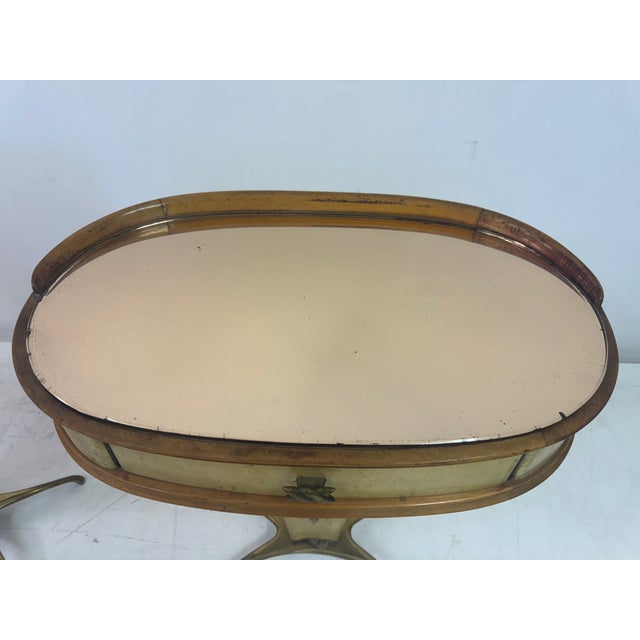 Italian Parchment Bedside Tables or Nightstands, 1950s, Set of 2 For Sale - Image 12 of 17