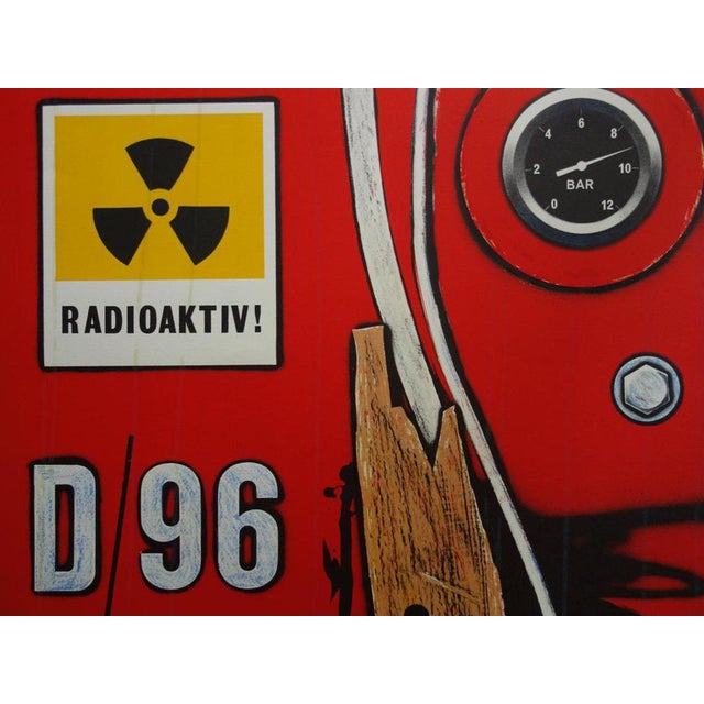 Contemporary Peter Klasen, Restricted Area, 20th Century, Lithograph For Sale - Image 3 of 6
