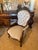 Victorian Revival Carved Wood & Tufted Upholstered Parlor Chairs – Pair For Sale - Image 10 of 12