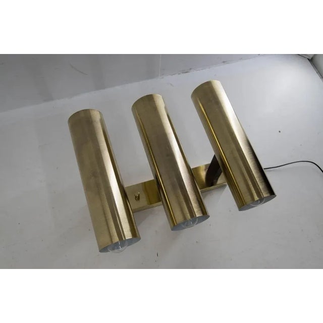Metal Brass Wall Lamp, 1970s For Sale - Image 7 of 12