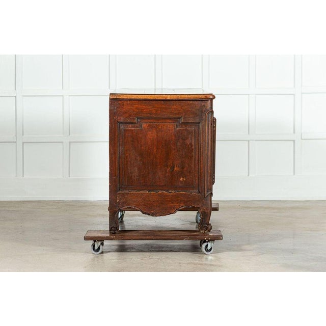 18th Century French Carved Walnut Marriage Buffet, 1720 For Sale - Image 9 of 14