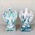 Traditional Pair of Vintage Federal Style Concrete Eagle Garden Finials - 16" For Sale - Image 3 of 12