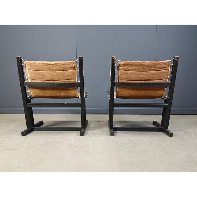 1970s Canvas & Rope Lounge Chairs from Casala, West Germany, 1970s, Set of 2 For Sale - Image 5 of 13