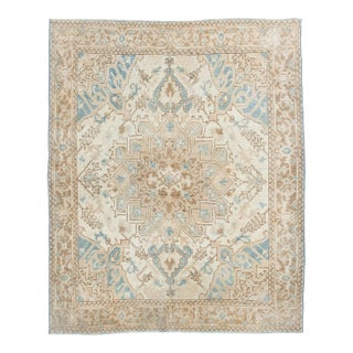 Antique Ivory Area Rug, 3ft 7in X 4ft 5in For Sale