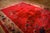 1920s 1920s Antique Red Scarlett Floral Haute Modern Knotted Wool Chinese Art Deco Rug For Sale - Image 5 of 9