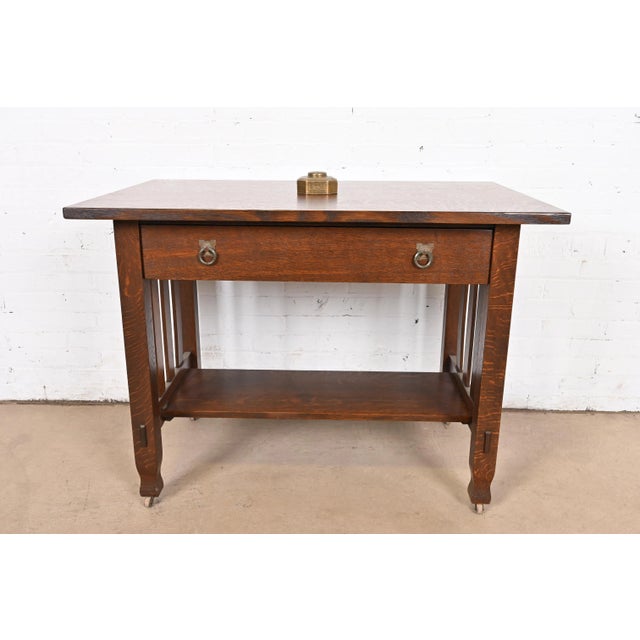 Tiffany Studios New York Zodiac Bronze Doré Inkwell For Sale - Image 11 of 12