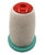Mid-Century Modern Mid 20th Century Multicolored Alabaster Candlestick Holder W/ Red and Teal Accent For Sale - Image 3 of 8