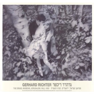 1995 Gerhard Richter 'Lovers in the Forest' Offset Lithograph For Sale