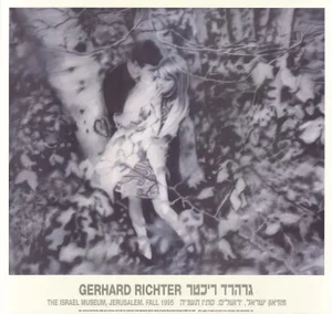 1995 Gerhard Richter 'Lovers in the Forest' Offset Lithograph