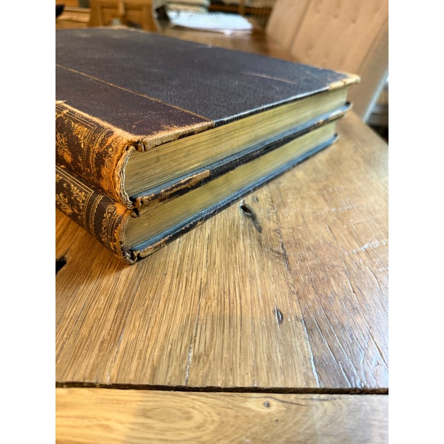 1879–1882 Leather Hardcover Books Art Amateur Bound Journals by Montague Marks – Set of 2 Deluxe Volumes For Sale - Image 4 of 14
