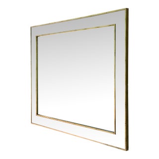 Antique Faceted Mirror For Sale