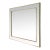 Antique Faceted Mirror For Sale