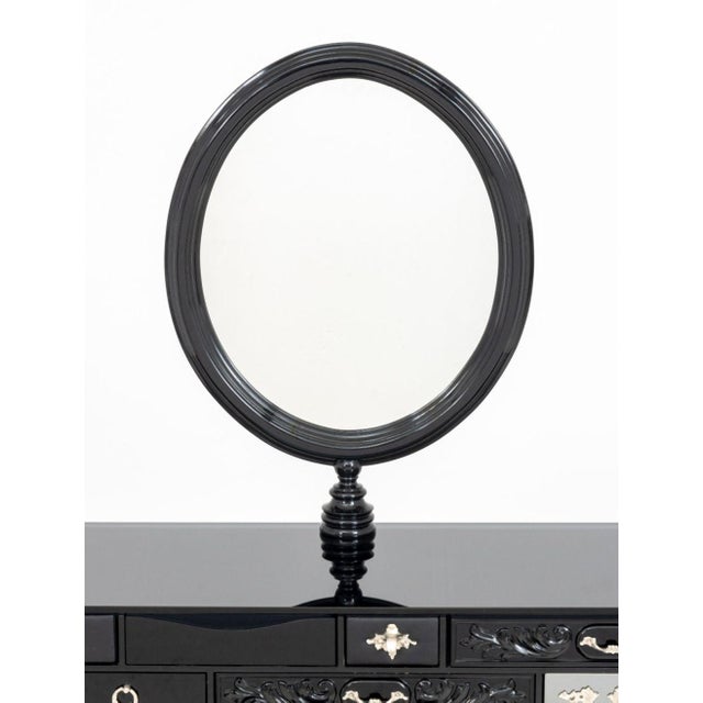 Contemporary Boca Do Lobo "Melrose" Dressing Table and Stool For Sale - Image 3 of 12