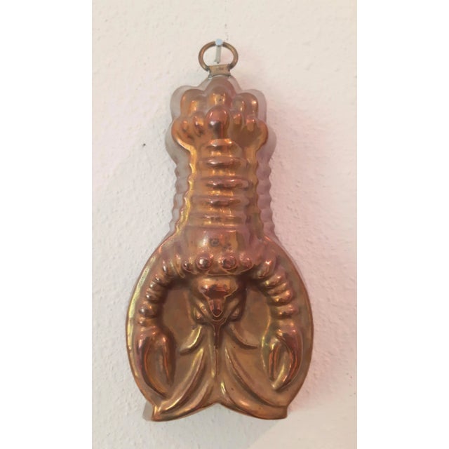 Vintage French Copper Lobster Mold Large Size For Sale In Fayetteville, AR - Image 6 of 6