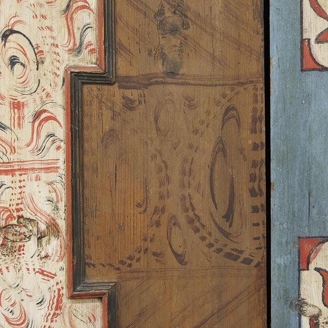 Painted Bridal Cupboard, 1788 For Sale - Image 11 of 17