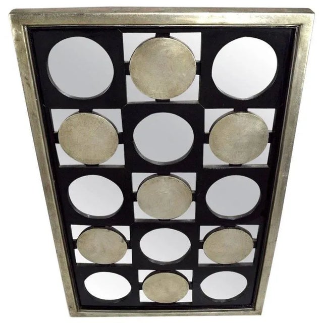 Mod Op Art Plywood, Glass and Fiberglass Mirror For Sale - Image 10 of 10