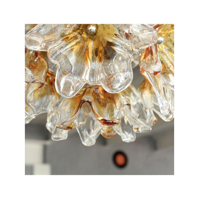 Sputnik Fiore Chandelier attributed to Venini, 1970s For Sale - Image 14 of 16