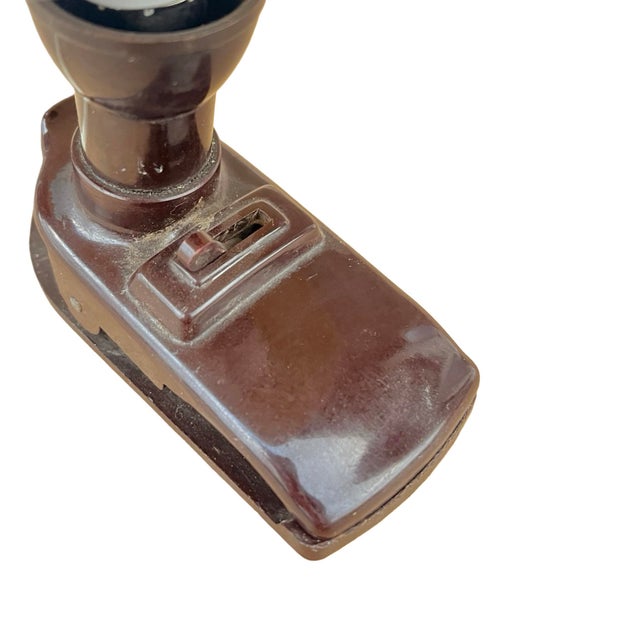 Clip-on Bakelite Night Lamp, Zukov Czechoslovakia 1930s For Sale - Image 10 of 12
