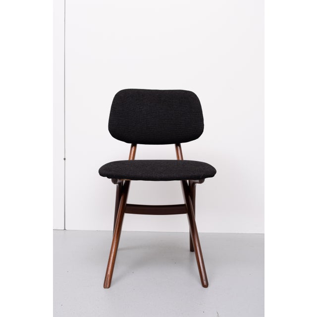 Dutch Scissors Dining Chairs Louis by Van Teeffelen for Wébé, 1959, Set of 8 For Sale - Image 9 of 14