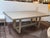 Restoration Hardware Heston Dining Table + Eight Linen Dining Chairs, Set For Sale - Image 11 of 12