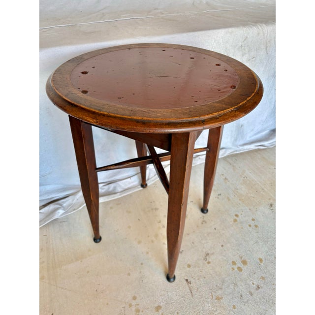 20th Century English Oak Tavern Side Table For Sale - Image 12 of 12
