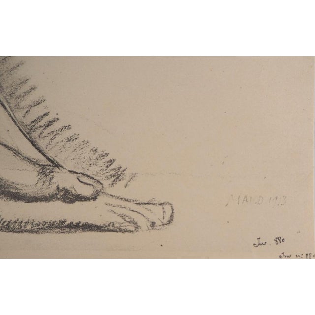 Maurice DENIS Study for the flute player Original lithograph Signed in the plate On vellum, 31 x 48 cm INFORMATION: Edited...