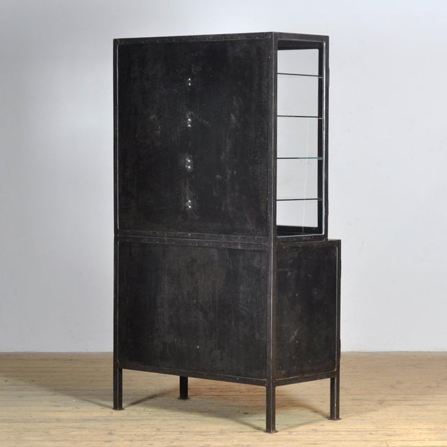 Polished Iron Medicine Cabinet, 1930s For Sale - Image 12 of 13