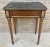 Neoclassical Mahogany Side Table with Fluted Legs and Green Marble, 1920s For Sale - Image 12 of 12