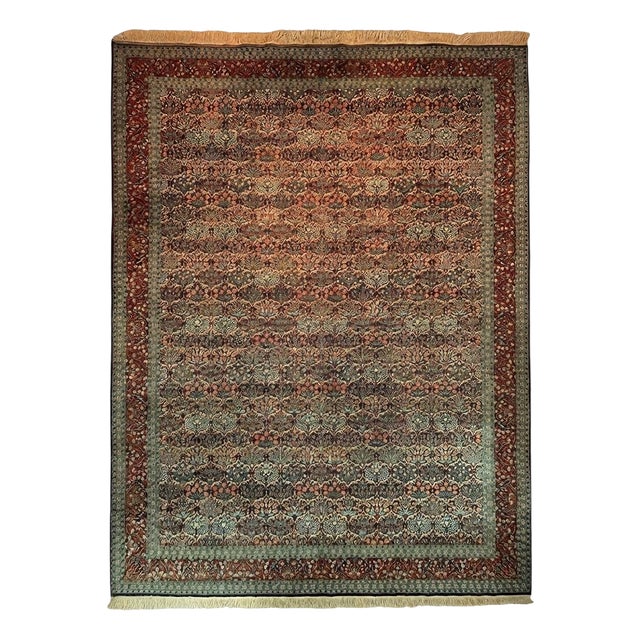 Hereke Wool Rug, 1950s For Sale