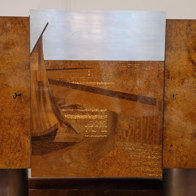 Art Deco Sideboard by Michel Dufet for Leandro Martins, 1930s For Sale - Image 15 of 18