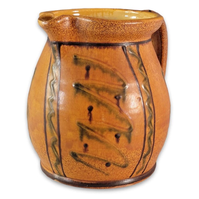 West German Studio Pottery Pitcher Hand Thrown Ceramic Jug 7.25" For Sale - Image 4 of 10