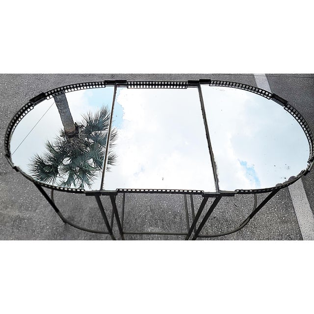 1930s 1920s Mid-Century Bauges Style 3 Piece Sofa Table For Sale - Image 5 of 11