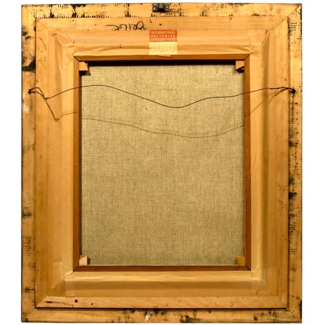 Roger Lersy, Large Modernist French Abstract Expressionist Colorful Bird Painting Roger Lersy, 1961 For Sale - Image 9 of 9