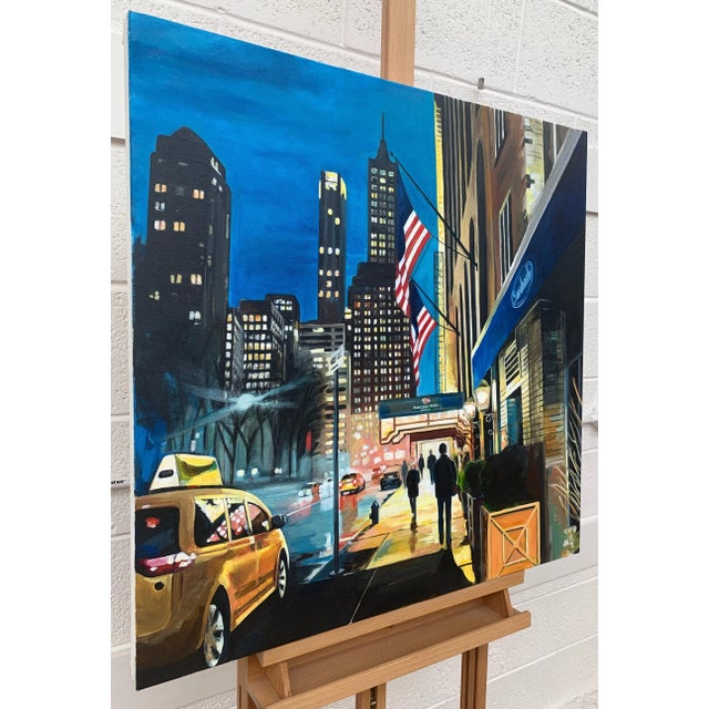 Angela Wakefield Park Lane Hotel Central Park New York City by British Contemporary Artist For Sale - Image 4 of 7