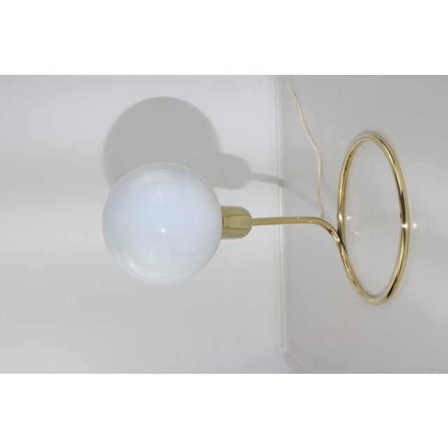 1950s Brass Table Lamp from Nikoll, 1950s For Sale - Image 5 of 6