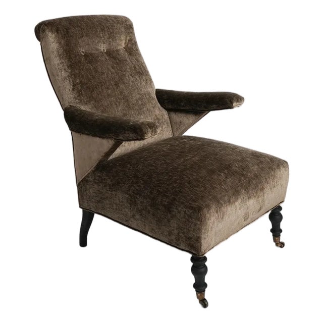 Antique Lounge Chair, 1800s For Sale